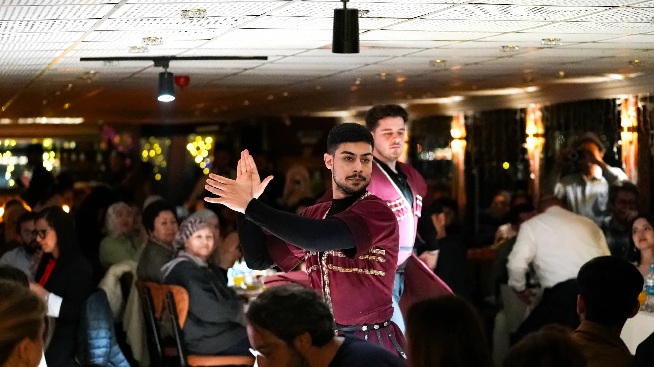 Turkish night show on a Bosphorus dinner cruise